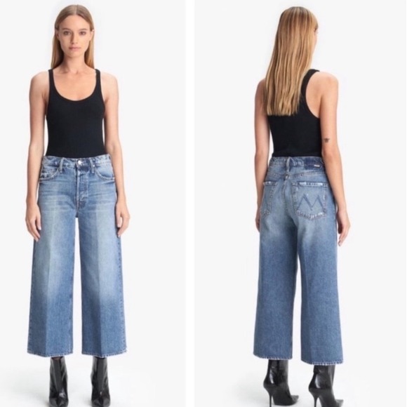 MOTHER Denim - MOTHER SUPERIOR Jeans The Tomcat Roller Shorty in Take Me Higher Size 27